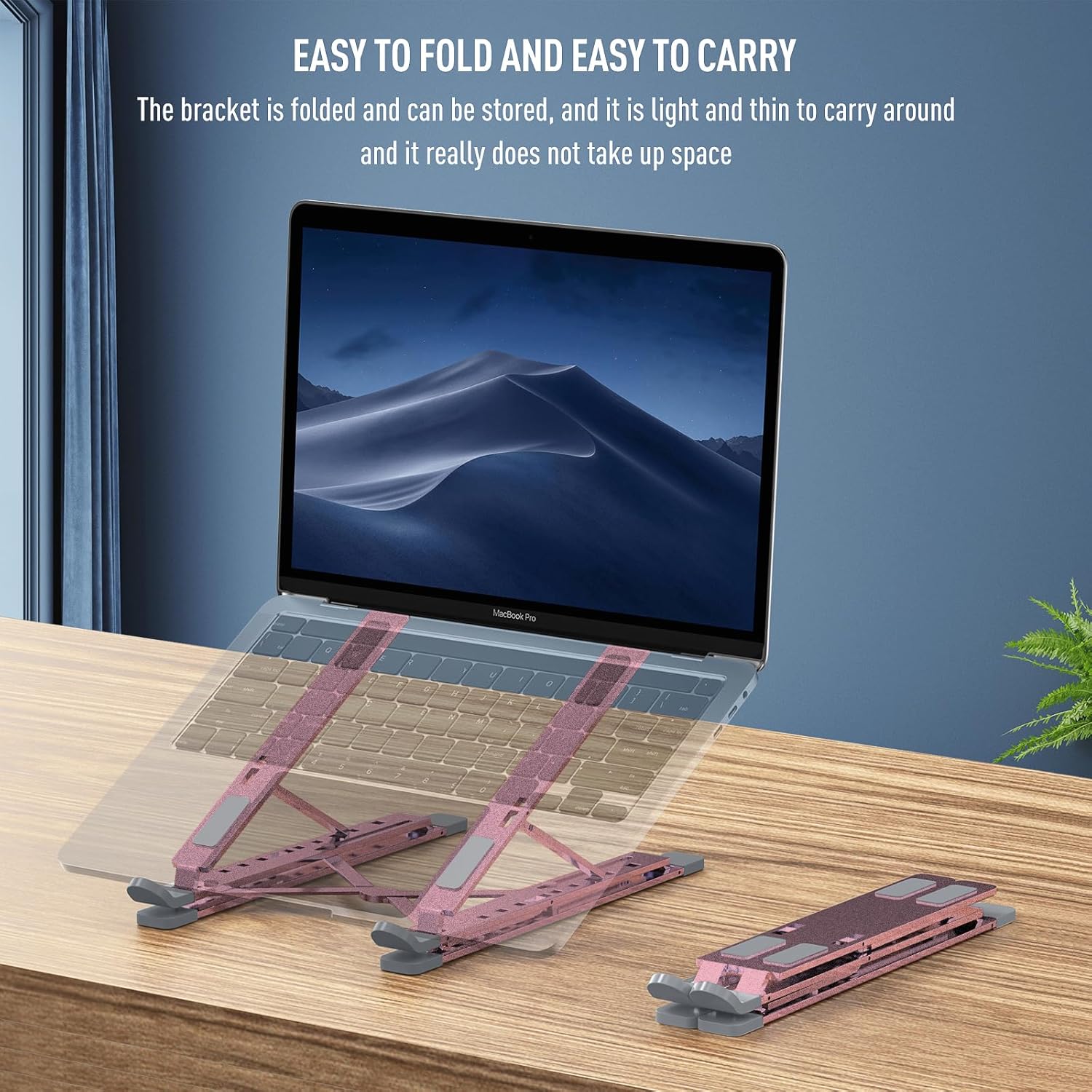 Laptop Stand Riser - Portable Laptop Stand Foldable, Ultra Slim