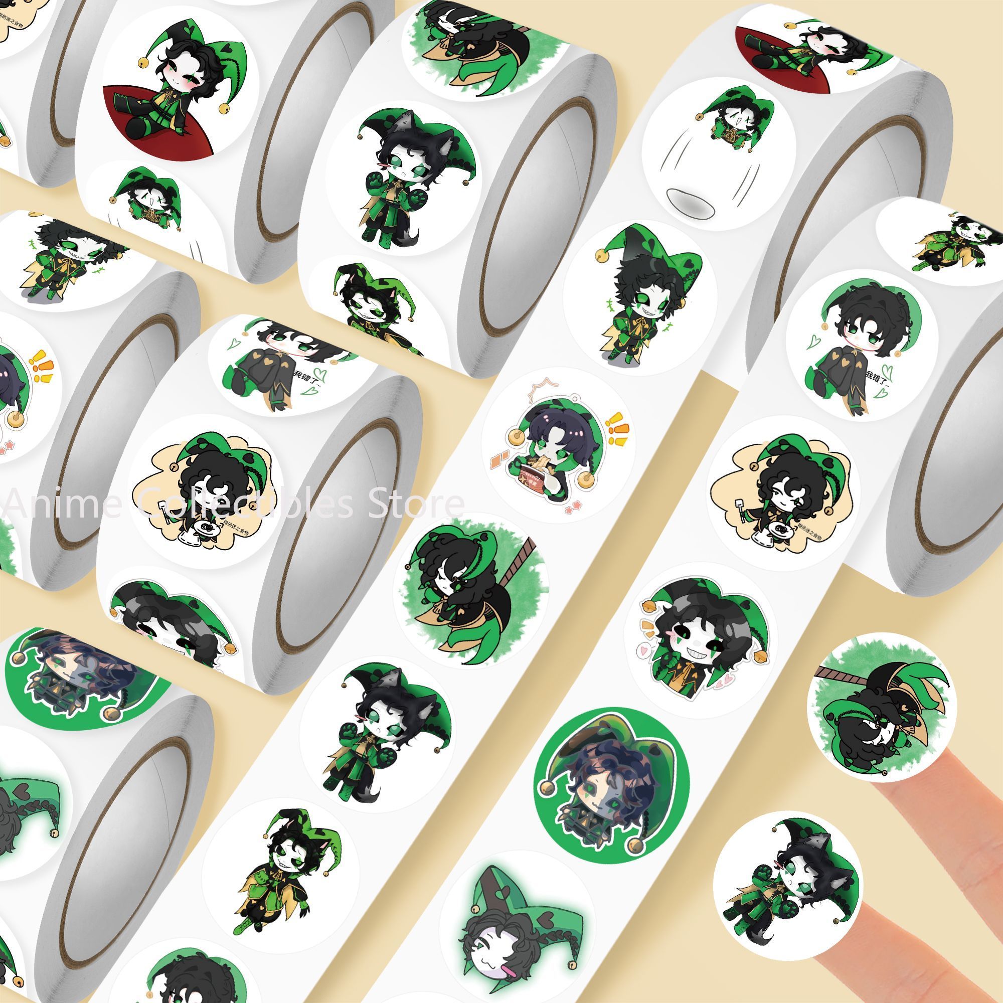 Laptop Accessory - 500Pc/Roll Anime The Freak Circus‌ Harleguin