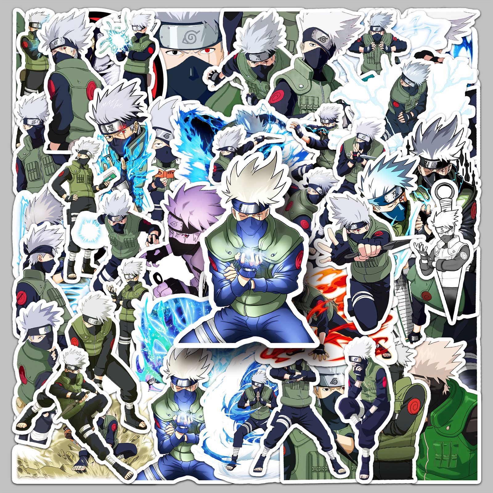 50pcs Anime Naruto Hatake Kaka – Laptop Accessory Bewertung und Preis
