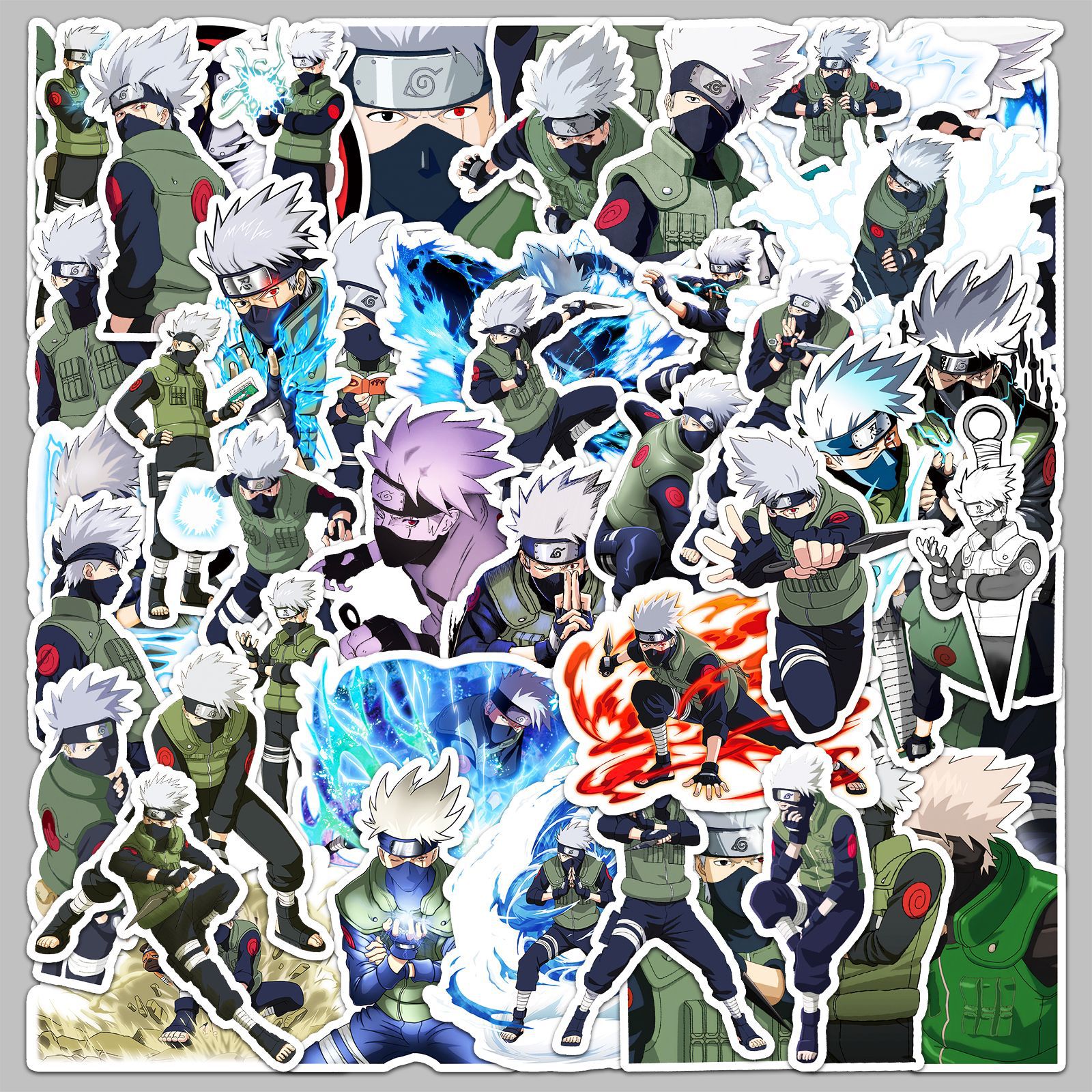 50pcs Anime Naruto Hatake Kaka – Laptop Accessory Bewertung und Preis