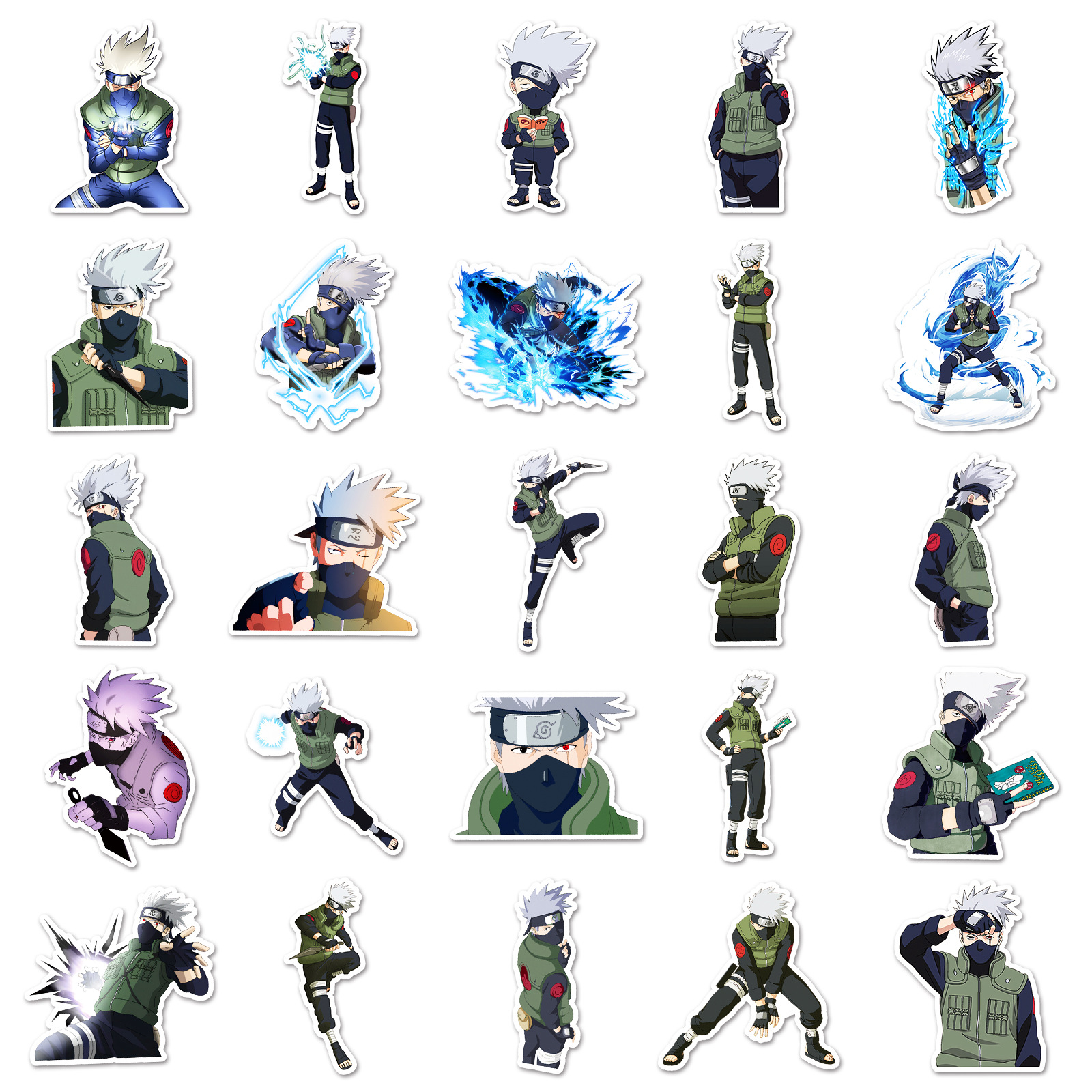 50pcs Anime Naruto Hatake Kaka – Laptop Accessory Bewertung und Preis