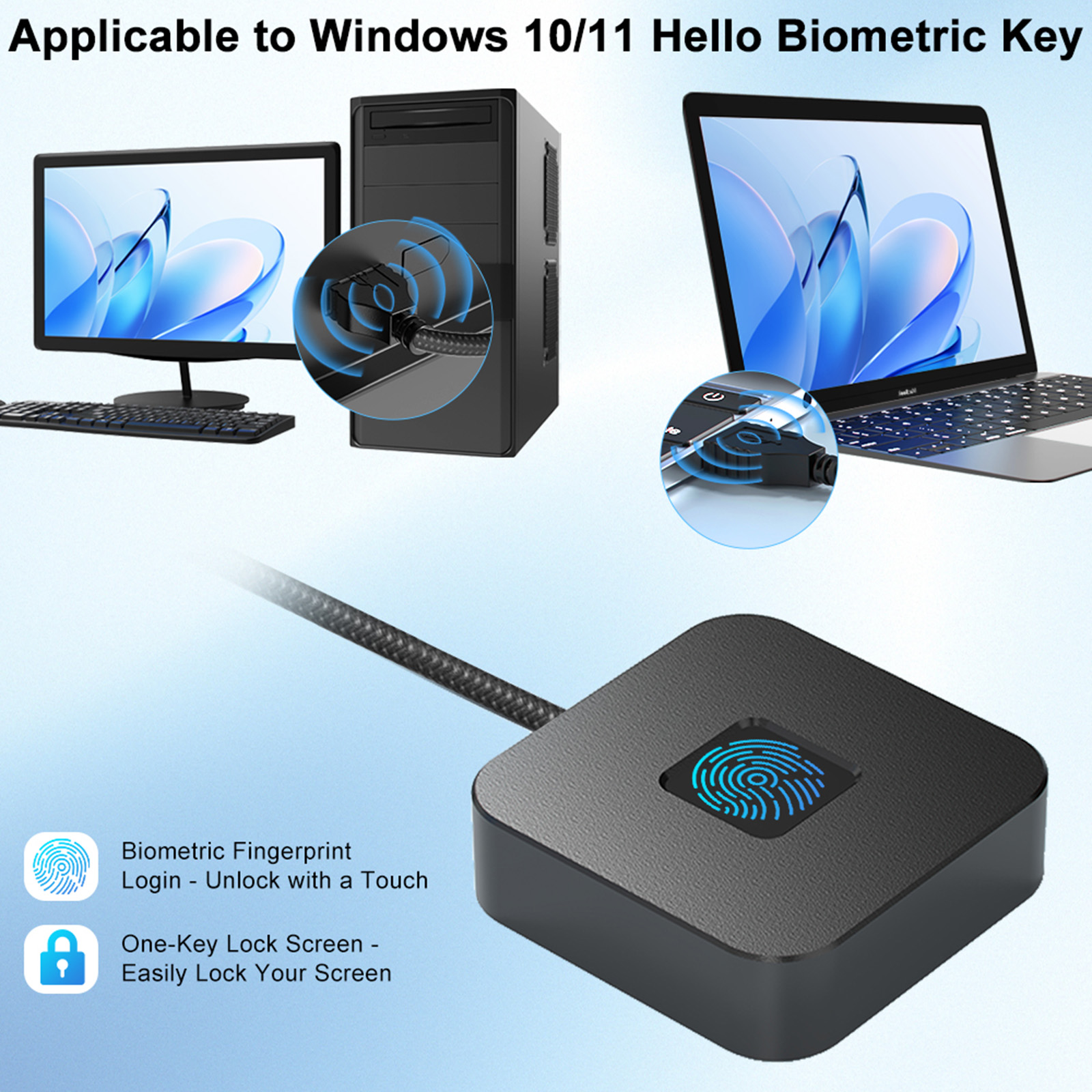 For Windows Hello Fingerprint  – Fingerprint Reader Usb Bewertung und Preis