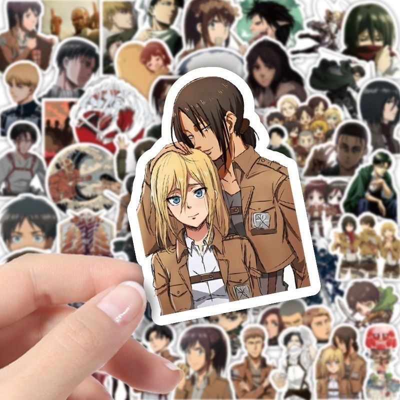 60Pcs Attack on Titan Anime St – Laptop Accessory Bewertung und Preis