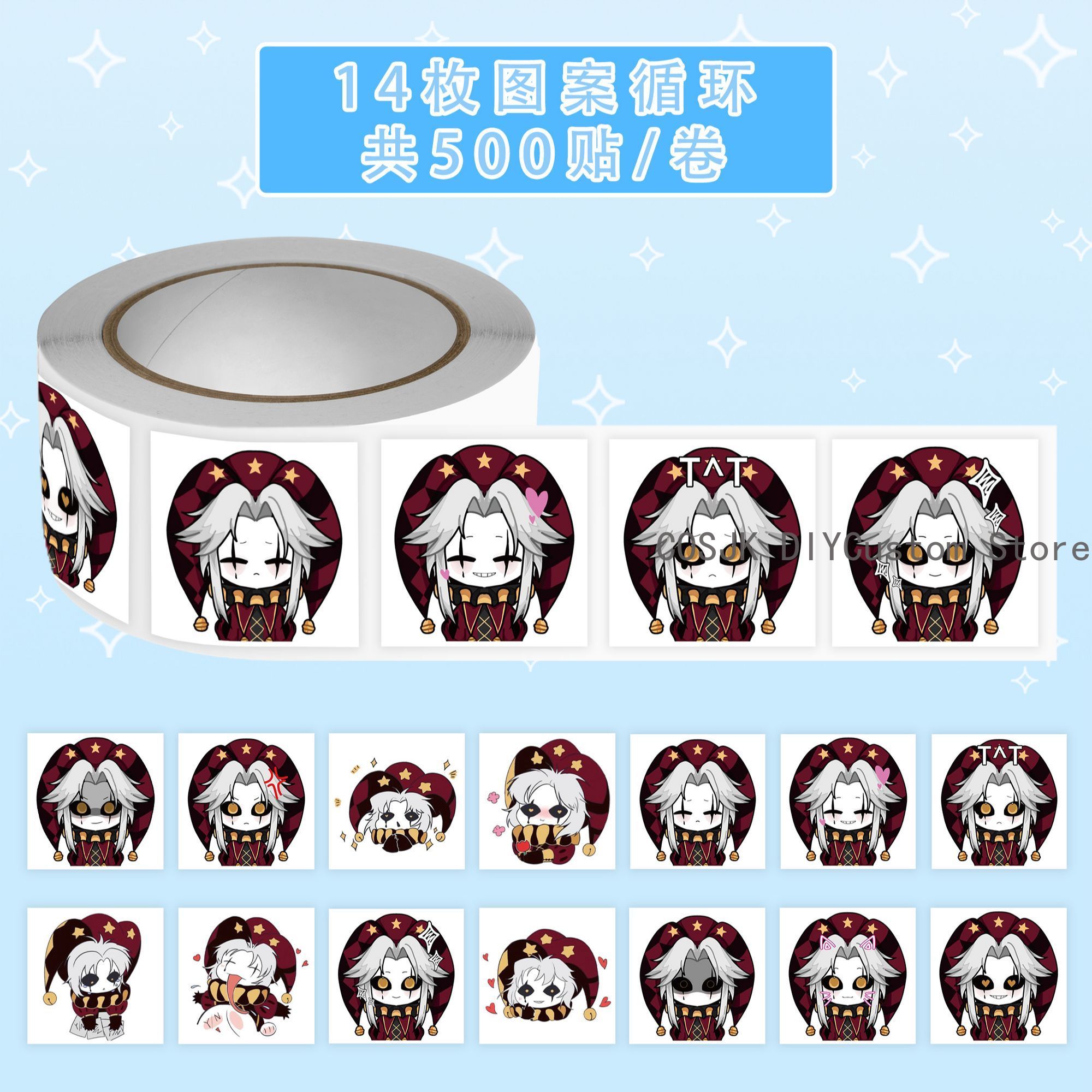 500Pc/Roll Anime Pierrot The F – Laptop Accessory Bewertung und Preis