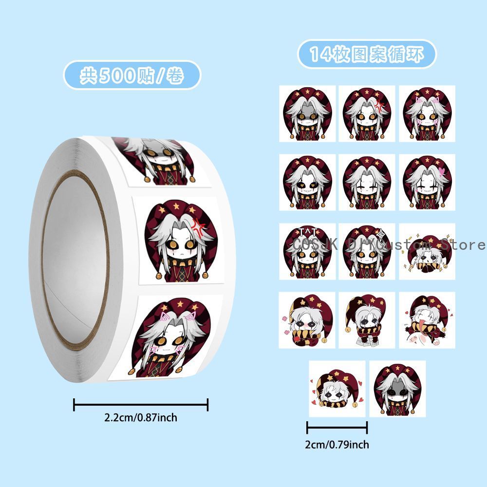 500Pc/Roll Anime Pierrot The F – Laptop Accessory Bewertung und Preis