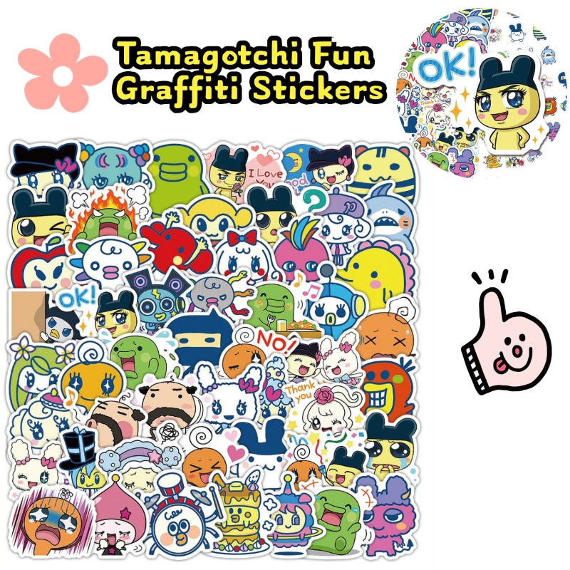 Japanese Tamagotchi Stickers E – Laptop Accessory Bewertung und Preis