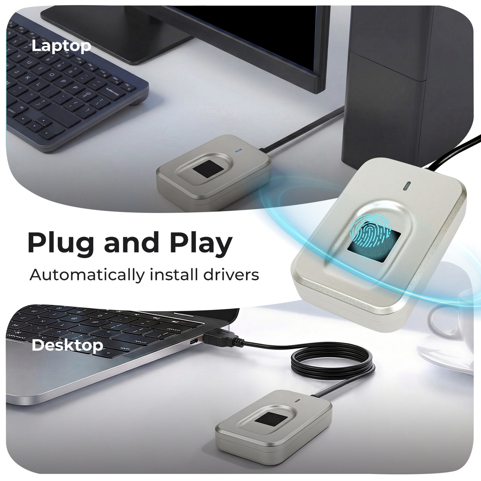 For Windows 10 11 Hello Biomet – Fingerprint Reader Usb Bewertung und Preis