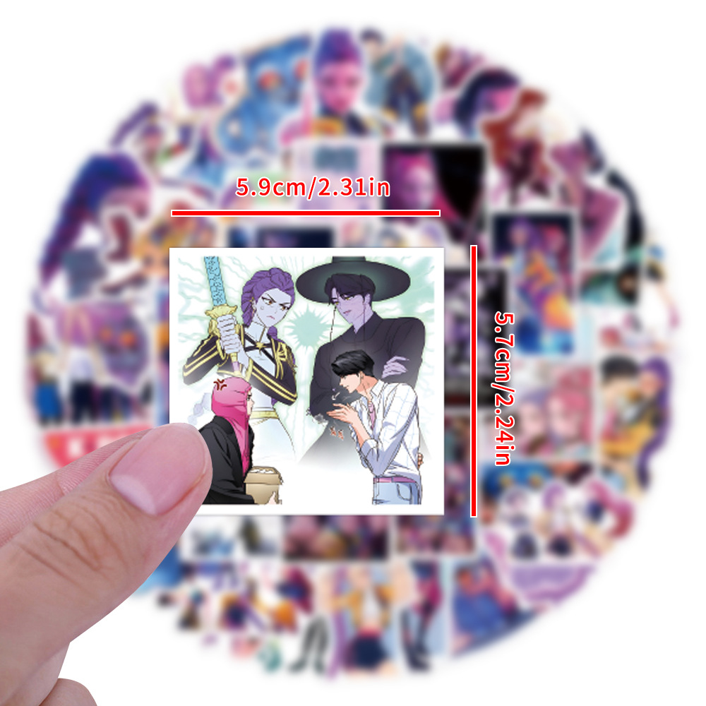 55/110pcs K-Pop Anime cartoon  – Laptop Accessory Bewertung und Preis